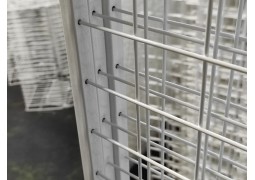 Сітка в рамі 2х0,5м. проф.15мм.(біла) без ніг